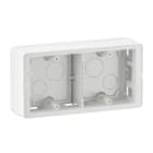 Legrand - Cadre saillie Céliane 2 postes - Blanc emballage GD