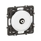 Legrand - Prise TV simple type F à visser Céliane - enjoliveur Blanc et support