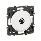 Legrand - Prise TV simple mâle Céliane - enjoliveur Blanc et support