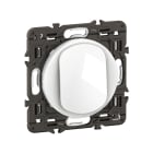 Legrand - Interrupteur lumineux Céliane 10AX enjoliveur Blanc, support et voyant