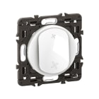 Legrand - Poussoir VMC Céliane enjoliveur Blanc et support