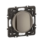 Legrand - Interrupteur ou va-et-vient Céliane 10AX enjoliveur Titanium et support