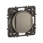 Legrand - Variateur 2 fils Céliane toutes charges enjoliveur Titanium et support