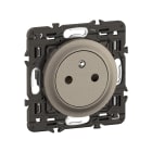 Legrand - Prise 2P+T Surface Confort Céliane enjoliveur Titanium et support
