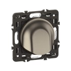 Legrand - Sortie de câble Céliane - enjoliveur Titanium et support