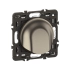 Legrand - Sortie de câble Céliane - enjoliveur Titanium et support