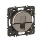 Legrand - Prise RJ45 Céliane Catégorie 6 FTP - enjoliveur Titanium et support