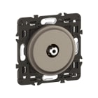 Legrand - Prise TV simple type F à visser Céliane - enjoliveur Titanium et support