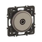 Legrand - Prise TV simple mâle Céliane - enjoliveur Titanium et support