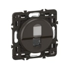 Legrand - Prise RJ45 Céliane Catégorie 6 FTP - enjoliveur Noir et support