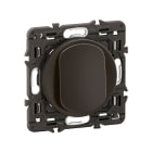 Legrand - Poussoir lumineux Céliane enjoliveur Noir, support et voyant