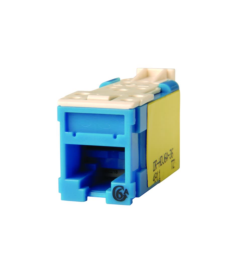 Legrand - Connecteur RJ45 HD jack catégorie 6A UTP - bleu