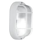 Aurora - Cross - Applique thermoplast. IP44 E27 + GRILLE & diffuseur verre strié