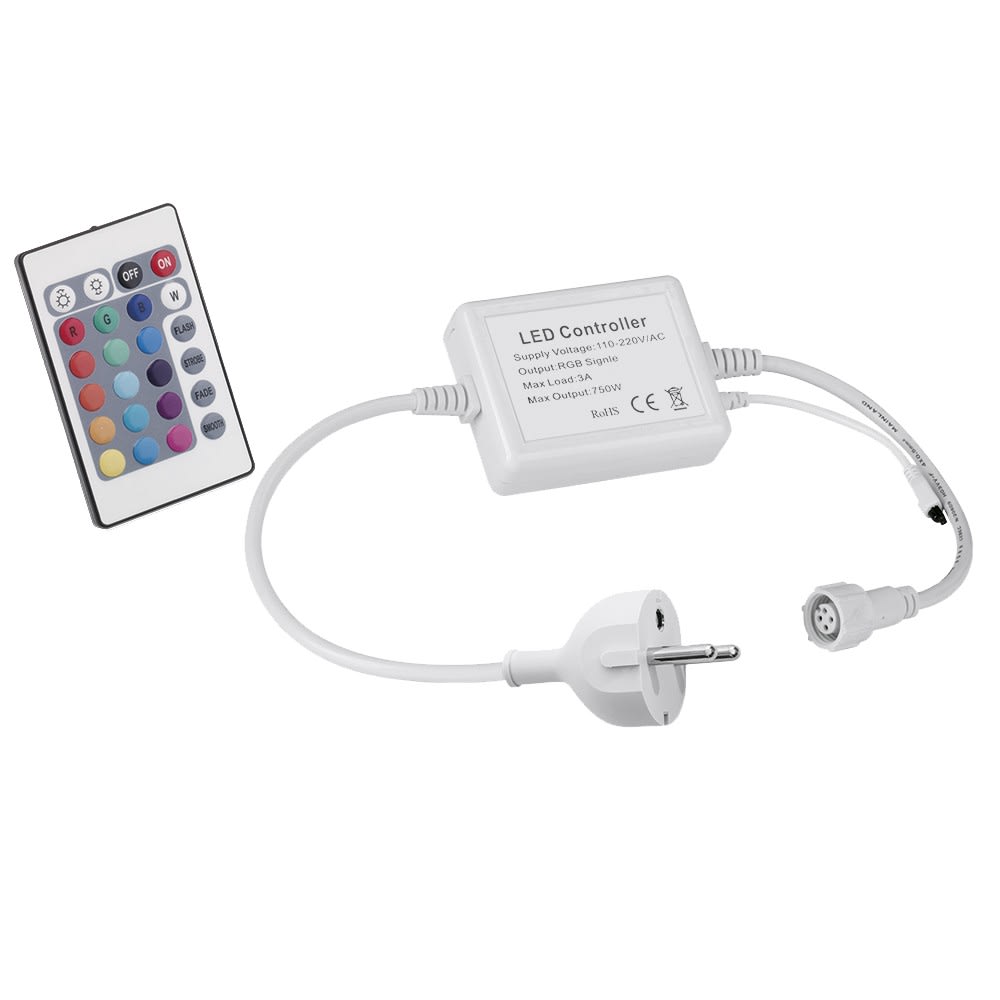 Aurora - Flex E240 - Cordon d'alimentation pour ruban LED RGB 240V