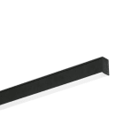 Aurora - Interled - Profile LED Noir 1500mm 40W 4000K batt. secours