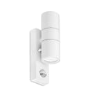 Aurora - WallE PIR - Applique haut/bas BL GU10 IP44 détect. IR