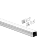 Aurora - LEDline - Kit profile alum et diffuseur dépoli 1 mètre + clips + embouts
