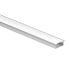 Aurora - LEDline - Kit profile alum encastré et diffuseur opale 2 mètres + embouts