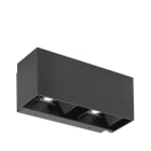 Aurora - Klay - Applique LED double IP65 240V 18W 840 reglable haut-bas NO