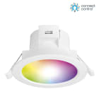 Aurora - Connect.control - Downlight LED fixe 10W blanc RGB+ CX grad. Bluetooth