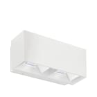 Aurora - Klay - Applique LED double IP65 240V 18W 830 reglable haut-bas BL