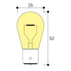 Aurora - Poirette automobile 26X52 24V 21W BA15s