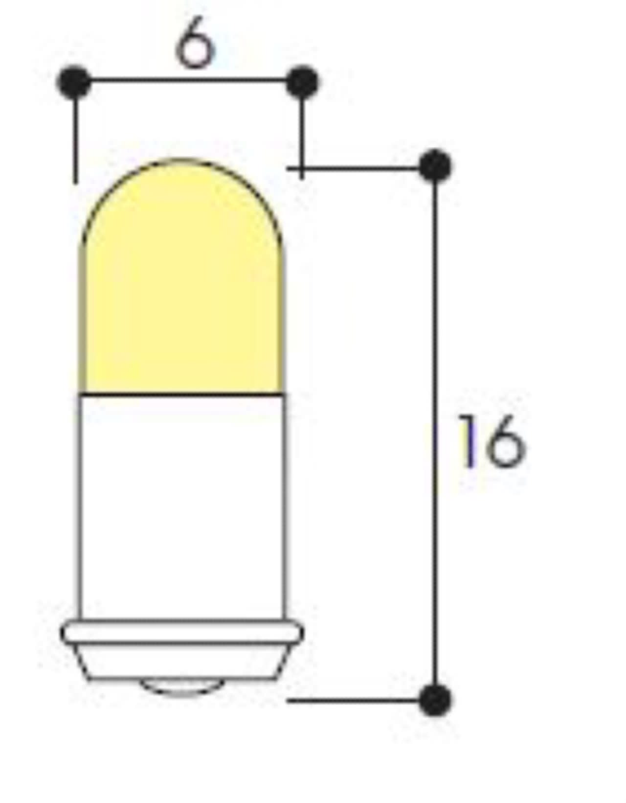 Aurora - T1 3/4 gorge 28V 40mA 25000h