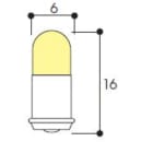 Aurora - T1 3/4 gorge 28V 40mA 25000h