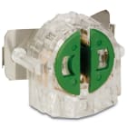 Aurora - Douille tube fluo G5 encliquetable avec ressort
