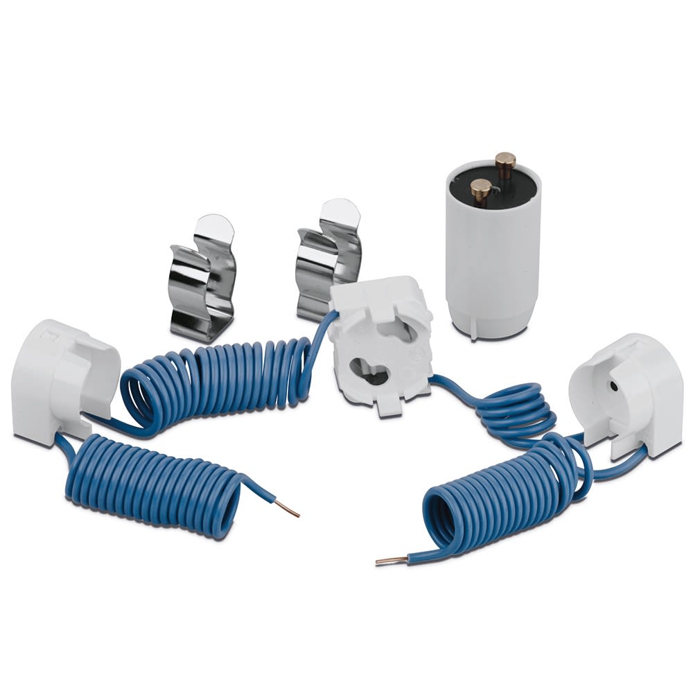 Aurora - Kit precable inclus starter 4-13W + clips + Douilles pour tube T5