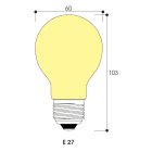Aurora - INC - K60 Carrefour 60X90 235V 60W E27 8000h