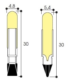 Aurora - TEL - T5,5 4,8X30 28V 50mA