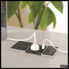 Xeta - PRO25W - Projecteur LED solaire noir 25W - IP65 - 3000K - 3000 lm