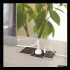 Xeta - VERSAPAD - Dock encastrable 1 prise + 2 USB - finition Chrome