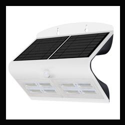 Xeta - Projecteur LED solaire 6,8W blanc - IP65 - 3000K-3000K - 750 lm