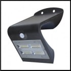 Xeta - Projecteur LED solaire 3,2W noir - IP65 - 3000K-3000K - 400 lm