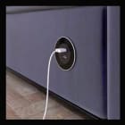 Xeta - VERSADOT - Module encastrable compact 2 x USB - Finition noir glass