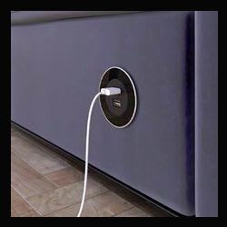 Xeta - VERSADOT - Module encastrable compact 2 x USB - Finition noir glass