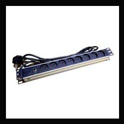 Xeta - PDU multiprise horizontale 8 prises avec protection contre les surcharges