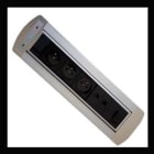 Xeta - Multiprise rotative motorisee 3PC + 2 RJ45