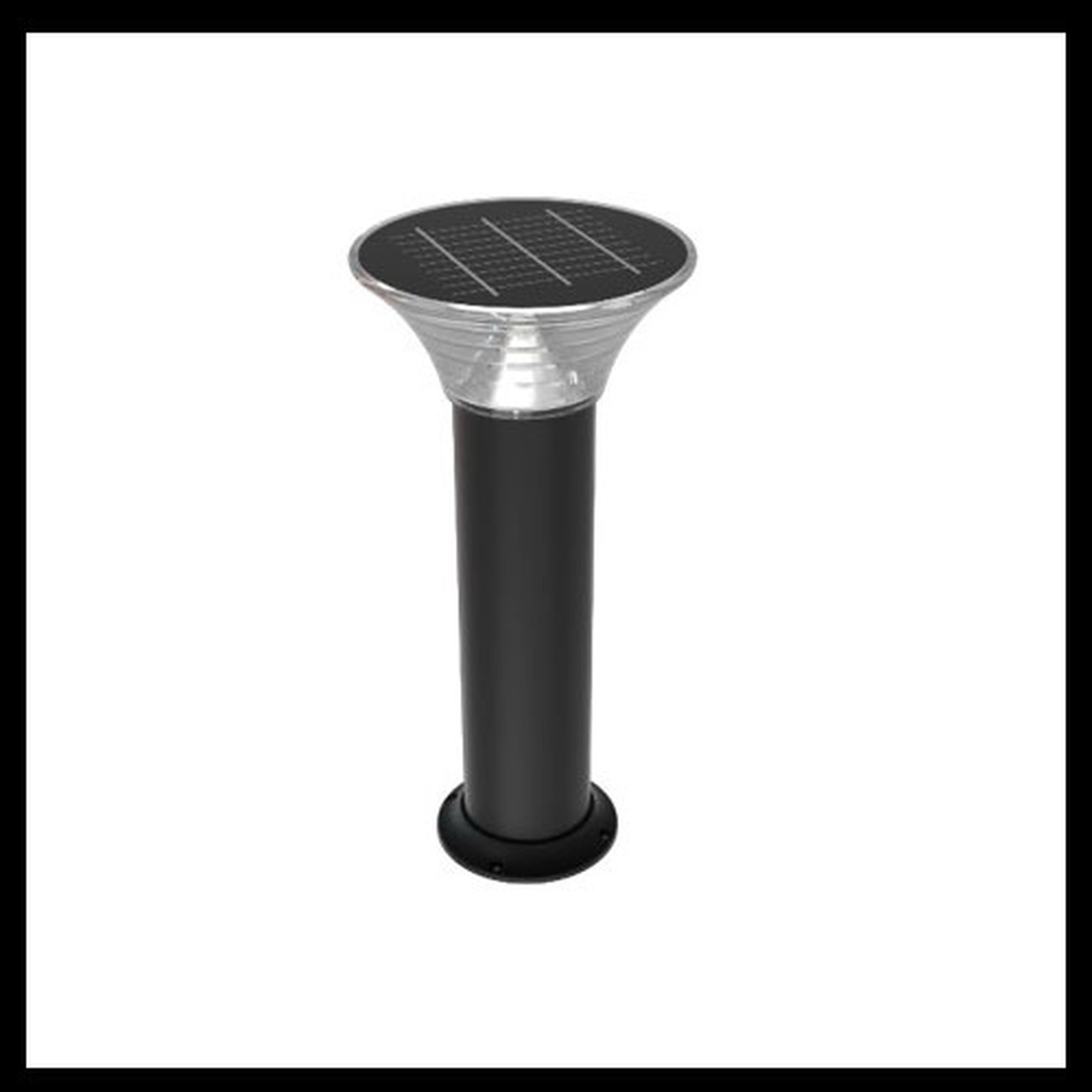 Xeta - Couronne magnetique ronde - Finition alu brosse