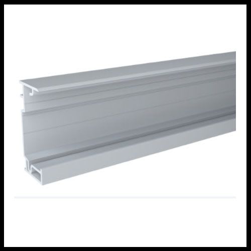 Xeta - Support mural pour rail d'alimentation mural ML20NBW - Alu - 2m