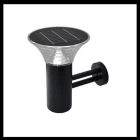 Xeta - ARES - Applique murale LED solaire noire dimmable ? IP65/IK08