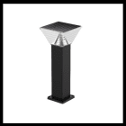 Xeta - HADES - Borne LED solaire carree noire de sol dimmable ? IP65/IK08