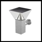 Xeta - HADES - Applique murale LED solaire carree - grise dimmable ? IP65/IK08