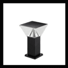XPE - HADES - Borne LED solaire carree de sol mini noire dimmable ? IP65/IK08