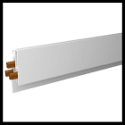 Xeta - Rail adaptateur electrique mural en PVC rigide blanc - 2 m