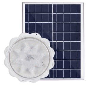 Xeta - ROSIS - Hublot blanc LED solaire avec panneau deporte - 3000K - 4W - IP65