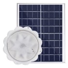 Xeta - ROSIS - Hublot blanc LED solaire avec panneau deporte - 3000K - 4W - IP65