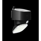 Xeta - ATIX - Applique LED solaire compacte murale noire - IP54 - 13,7W